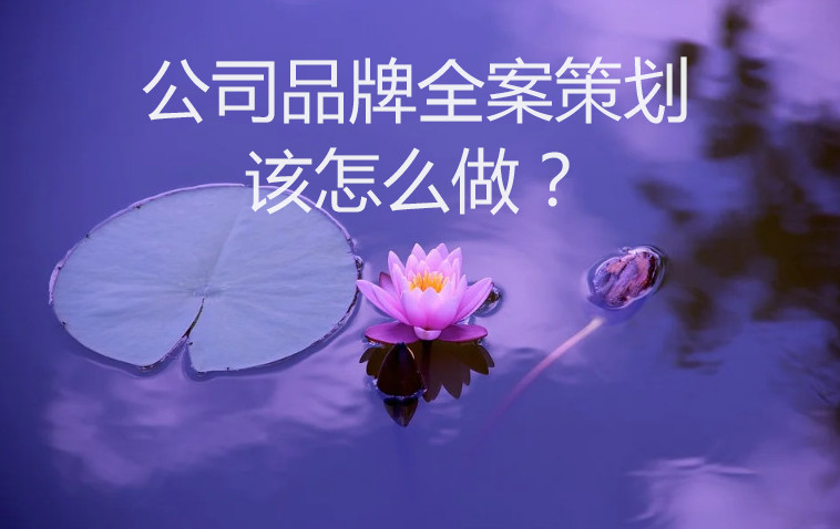 公司品牌全案策劃該怎么做？