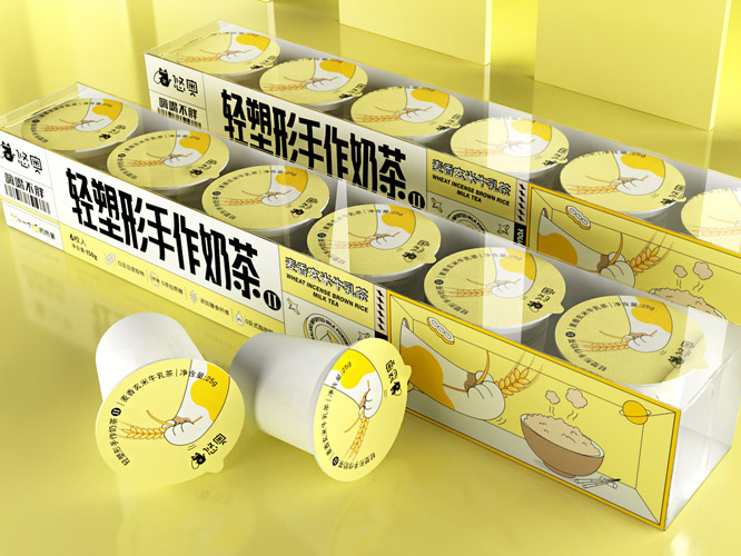 線上奶茶包裝設(shè)計，奶茶包裝設(shè)計